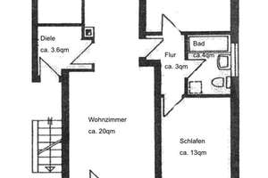 Gepflegte Erdgeschosswohnung mit drei Zimmern sowie Balkon und EBK in Moers – Leipzigerstr. 9, 47441 Asberg, Moers – Vorschaubild 16