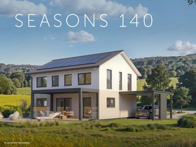 Kleines-Budget-Option. Bezahlbares Traumhaus für Familien: Modernes KfW-Einfamilienhaus im Mietkauf