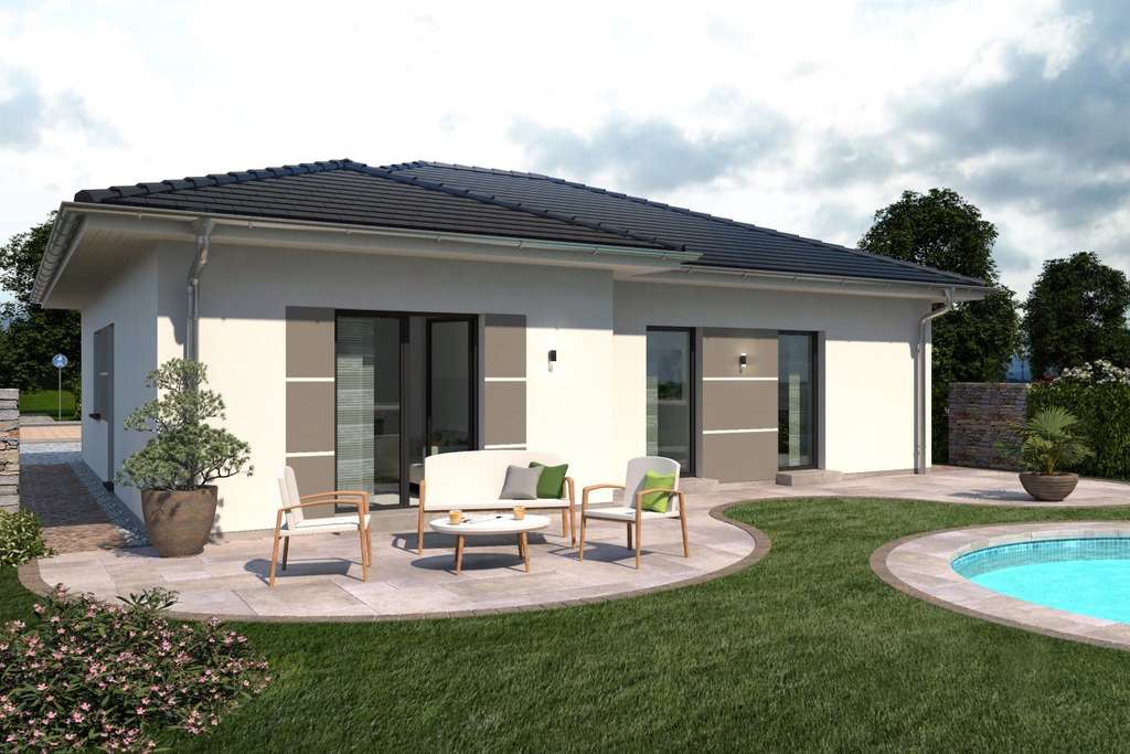 Immobilie in Burgoberbach - Bungalow in Burgoberbach - Individuell projektiert und nachhaltig gebaut - Bild 0
