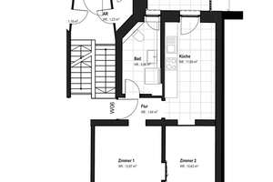Erstbezug nach Sanierung - 2 Zimmer Wohnung in  St. Johannis – Äußere Großweidenmühlstraße 46, 90419 Sandberg, Nürnberg – Vorschaubild 7