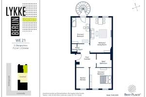 Für Ihre Altersvorsorge: Gut vermietete 3-Zimmer-Wohnung im Weitlingkiez *PROVISIONSFREI* – Lückstraße 46, 10317 Rummelsburg, Berlin – Vorschaubild 2