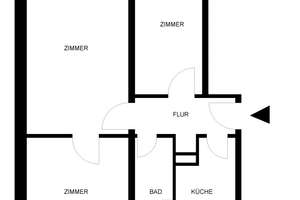 Bezugsfertige 3-R.-Whg. im EG mit Dusche und Balkon – August-Bebel-Ring 4, 6484 Quedlinburg – Vorschaubild 2