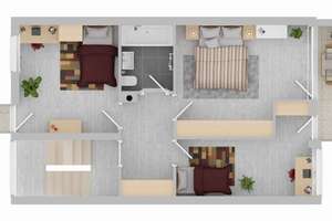 Filderstadt-Bernhausen: Attraktives Reiheneckhaus mit Garten, Loggien und Garage - vermietet – Die vollständige Adresse der Immobilie erhältst du vom Anbieter., 70794 Filderstadt – Vorschaubild 9