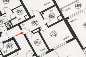 Ruhige 2-Zi-Wohnung mit TG-PKW-Stellplatz – 60385 Bornheim, Frankfurt am Main – Vorschaubild 12