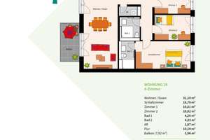 4-Zimmer-Neubauwohnung, barrierefrei – Die vollständige Adresse der Immobilie erhältst du vom Anbieter., 69126 Rohrbach, Heidelberg – Vorschaubild 3