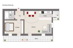 Großzügige 2-Zimmer-Wohnung in Kirchham – Die vollständige Adresse der Immobilie erhältst du vom Anbieter., 94148 Kirchham – Vorschaubild 9