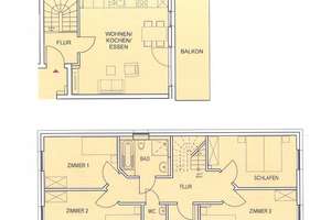 Wohnen auf 2 Ebenen° 5 Zimmer-Maisonette + Balkon, modernes Bad mit Wanne und Dusche, Gäste-WC – 33604 Mitte, Bielefeld – Vorschaubild 24