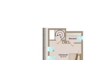 Waldperlach: Maisonette mit Dachstudio und Homeoffice, ab sofort bezugsfrei – Brockesstr. 11, 81739 Waldperlach, München – Vorschaubild 15