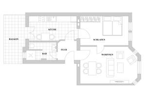 Charmanter Altbau in Bilk – frei werdende 2-Zimmer-Wohnung mit Balkon zum Innenhof – 40223 Bilk, Düsseldorf – Vorschaubild 7