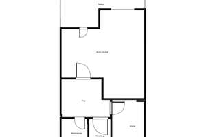 Frisch sanierte 1-Zimmer-Wohnung mit herrlichem Balkon – Selsinger Str. 1, 28237 Gröpelingen (Ortsteil), Bremen – Vorschaubild 4