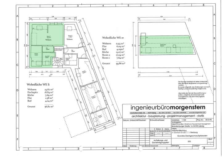 Grundriss Dachgeschoss