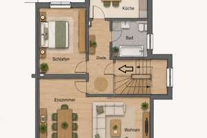 2-Zimmer-Wohnung in Krefeld-Bockum mit Garten  – Buschstraße 102, 47800 Bockum, Krefeld – Vorschaubild 11