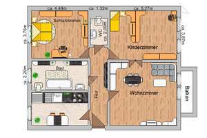 schöne große 3-Raum-Wohnung in Magdeburg-Stadtfeld zu vermieten – Schenkendorfstraße 11, 39108 Stadtfeld Ost, Magdeburg – Vorschaubild 12