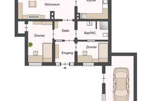 RESERVIERT - Einfamilienhaus mit Ausbaupotential auf sonnigem Grundstück – Hamburg – Vorschaubild 13