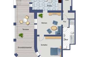 Exklusives Wohnen in der Villa Steuben mit Terrasse & Garten|Bad mit Wanne & Dusche| Fußbodenheizung – Steubenallee 3, 39104 Altstadt, Magdeburg – Vorschaubild 17