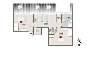 Sofort bezugsfrei: Exklusive Maisonette-Wohnung mit zwei Dachterrassen  – Die vollständige Adresse der Immobilie erhältst du vom Anbieter., 81241 Am Westbad, München – Vorschaubild 20