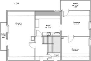 Charmantes ehemaliges Pfarrershaus in Markt Schwaben – Die vollständige Adresse der Immobilie erhältst du vom Anbieter., 85570 Markt Schwaben – Vorschaubild 14
