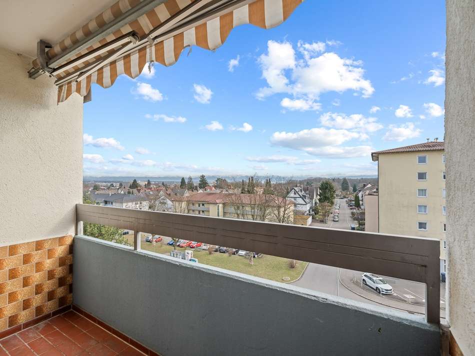Balkon - See und Bergsicht