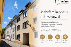 Attraktives Apartmenthaus mit 11 Wohneinheiten in bester Würzburger Innenstadtlage
