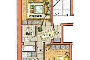 Helle und großzügige 2 Zimmer Wohnung mit Balkon in kernsaniertem Jugendstilhaus – Am Engelnberg 30, 42107 Elberfeld, Wuppertal – Vorschaubild 2