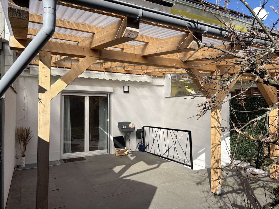 Überdachte Terrasse