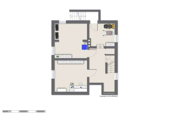 Vollkeller mit Aussentreppe