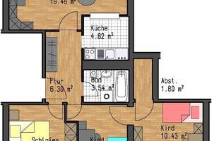 Frisch Renovierte 4-Raum Wohnung in Lößnig am Silbersee - ab sofort