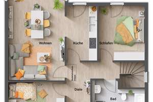 Der Bungalow für die kleine Familie – Übersichtlich und variabel – Die vollständige Adresse der Immobilie erhältst du vom Anbieter., 75389 Neuweiler – Vorschaubild 8