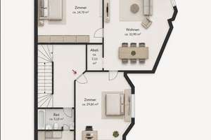 BEL ÉTAGE WOHNUNG IN BEEINDRUCKENDER GRÜNDERZEITVILLA – Die vollständige Adresse der Immobilie erhältst du vom Anbieter., 28203 Steintor, Bremen – Vorschaubild 14