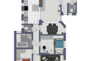 Hohenfelde - Moderne 4-Zimmer-Wohnung mit großzügiger Wohnlounge und Balkon ins Grüne – Die vollständige Adresse der Immobilie erhältst du vom Anbieter., 22087 Hohenfelde, Hamburg – Vorschaubild 10