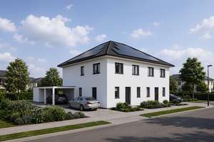 PROVIONSFREI: Zwei Doppelhaushälften, Energieeffizienter Neubau, KfW40, Massivbauweise & PV-Anlage – Ferdinandstraße 25, 33649 Brackwede, Bielefeld – Vorschaubild 3