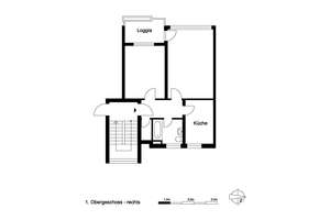 renovierte und moderne 2 -Zimmerwohnung mit Balkon in Hannover - Davenstedt – Davenstedter Markt 37, 30455 Davenstedt, Hannover – Vorschaubild 3