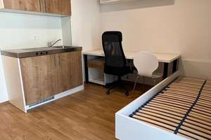 Vollmöblierte, Neubau 1 Zimmerwohnung inklusive Strom & Internet – Künhoferstraße 22, 90489 Veilhof, Nürnberg – Vorschaubild 1