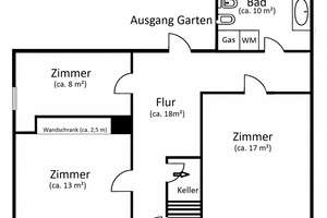 Einfamilienhaus in Dorfrandlage mit Garage und Garten – Teil eines sanierten Dreiseitenhofes – Die vollständige Adresse der Immobilie erhältst du vom Anbieter., 4779 Wermsdorf – Vorschaubild 17