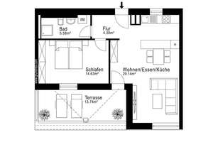 Penthouse Neubau KfW 40 | 2-Zimmer mit Balkon oder Terrasse | Hamburg-Rahlstedt – Die vollständige Adresse der Immobilie erhältst du vom Anbieter., 22143 Rahlstedt, Hamburg – Vorschaubild 11
