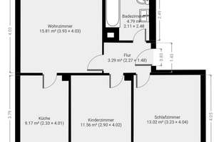 Zentral, urban, gut angebunden – moderne 3-Zimmerwohnung im Stadtkern (Musterbilder) – 38226 Lebenstedt, Salzgitter – Vorschaubild 6