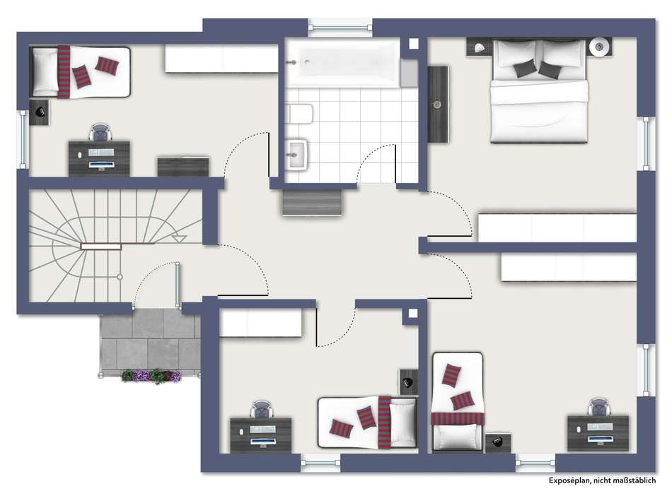 Grundriss Obergeschoss