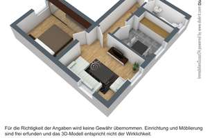Komplett sanierte 2-Zimmer-Wohnung mit neuem Bad im 1. OG  – Förenkamp 20, 46238 Batenbrock, Bottrop – Vorschaubild 2
