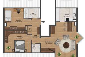 Gepflegte 3-Zimmer-Wohnung mit Aufzug, Gäste-WC und eigener Garage in ruhiger und grüner Lage – Die vollständige Adresse der Immobilie erhältst du vom Anbieter., 4316 Mölkau, Leipzig – Vorschaubild 24