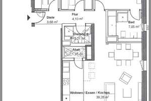 Erstklassige Lage Pasing Arcaden, 4-Zimmer-Wohnung – Am Schützeneck 4a, 81241 Pasing, München – Vorschaubild 4
