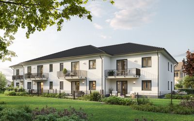 Neubau! Moderne 2-Zimmer-Wohnung mit Balkon