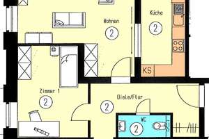 Historische 3-Zimmer-Altbauwohnung mit Terrasse in der Leipziger Südvorstadt – Fichtestraße 28, 4275 Südvorstadt, Leipzig – Vorschaubild 11