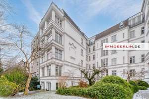 IMMOBERLIN.DE - Perle in Toplage: Familienfreundliche Altbauwohnung mit Westloggia & Naturkulisse