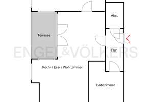 2-Zimmer-Wohnung mit herrlicher Aussicht in Donnerschwee! – Die vollständige Adresse der Immobilie erhältst du vom Anbieter., 26123 Donnerschwee, Oldenburg (Oldenburg) – Vorschaubild 8
