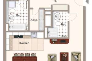 Exklusive 3,5-Zimmer-Wohnung in bester Wohnlage Stuttgarts!  – Die vollständige Adresse der Immobilie erhältst du vom Anbieter., 70469 Bahnhof Feuerbach, Stuttgart – Vorschaubild 20