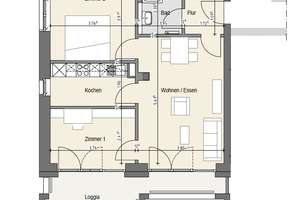 3-Zimmer-Neubauwohnung in den Hellwinkelterrassen – Veilchenweg 3, 34446 Hellwinkel, Wolfsburg – Vorschaubild 7