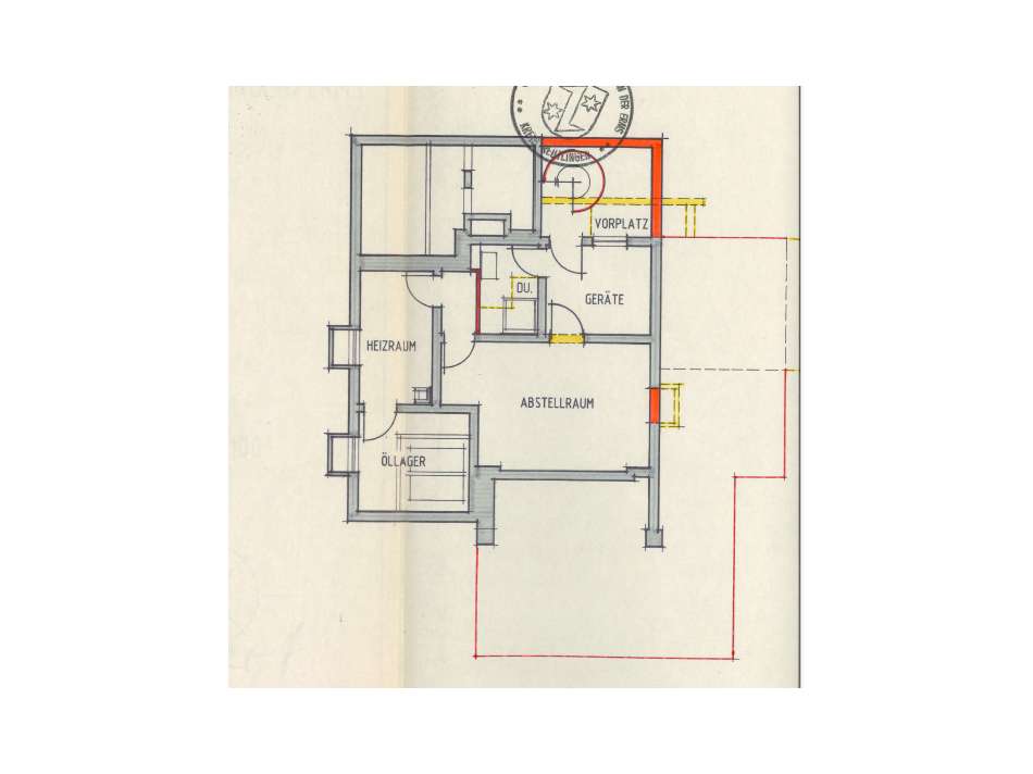 Grundriss Keller