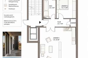 Provisionsfrei: Helle 2-Zimmer-Wohnung mit zwei Balkonen nahe Gleisdreieck – Lützowstraße 2, 10785 Tiergarten, Berlin – Vorschaubild 21