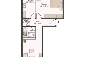 Vermietete 2-Zimmer-Wohnung mit TG-Stellplatz in ruhiger Innenhoflage nahe den Isarauen – Die vollständige Adresse der Immobilie erhältst du vom Anbieter., 81379 Obersendling, München – Vorschaubild 20