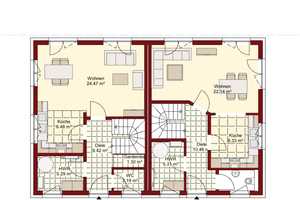 Neubau Doppelhaushälfte  in Berlin Mahlsdorf in Massivbauweise. – Landsberger Straße 210, 12623 Berlin – Vorschaubild 3